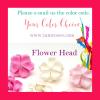 250 Small 1" - Flowers HEAD -May Roses (Pre Order) 