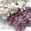 50 Small 1" Mixed JUST White - Lilac 