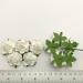 Artificial Handmade Paper flowers for wedding crafts or scrapbooking from iamroses, Thailand. White