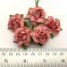 Artificial Handmade Paper flowers for wedding crafts or scrapbooking from iamroses, Thailand. Punch Pink