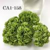  50 Size 1" Solid Lime Green Carnation Flowers