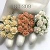 100 Mini 1/4" or 1cm Mixed 3 Open Roses (15/50/147)