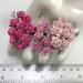 Mini Pink Artificial Mulberry Handmade Paper Flowers for Wedding Crafts and Scrapbook from Iamroses, Thailand
