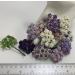Mini Purple Artificial Mulberry Handmade Paper Flowers for Wedding Crafts and Scrapbook from Iamroses, Thailand