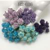  100 Mini 1/4" or 1cm Mixed Purple - Turquoise (182/185/188/266/266V)