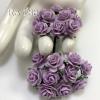 100 Size 5/8" or 1.5 cm Soft Purple Open Roses