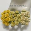 100  Size 5/8" or 1.5 cm Mixed JUST 3 Yellow (147/400/401)