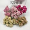 100 Size 3/4" or 2cm Mixed 5 Open Roses NEW (2/3/4/147/148)
