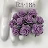   100 Size 3/4" or 2cm Solid Purple Open Roses
