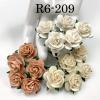 50  Size 1" or 2.5cm Mixed 3 Open Roses (15/50/147)