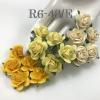 50 Size 1" or 2.5cm Mixed 3 Yellow Open Roses (147/400/401)