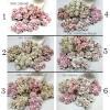 6 Sets of 35 Mixed Sizes of 4 flower designs - PINK A