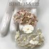 100 Size 3/4" or 2cm Mixed JUST White -Blush Pink Cottage 