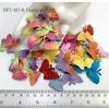  100 Small Paper Butterflies (1-1/2 or 3.75cm) Mixed Color