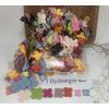  Total 250 grams ( or 5 bags) SALE Random 3 Sizes of Hydrangea Die Cut