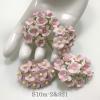 100 Size 5/8" or 1.5 cm - Small Achillea Cottage - JUST 2 SOFT Pink