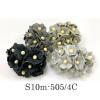 100 Size 5/8" or 1.5 cm Mixed Black / Grey (274/723/725/726)