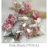 6 Sets Mixed Sizes and Colors flowers (PINK-Blush OTC6-A1)