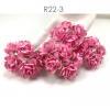 50 Puffy Roses (1-1/4or3cm) Pink Solid Flowers