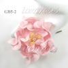 5 Large Gardenia (4"o 9.5cm) Solid Soft Pink Paper flowers