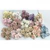 75 Large 2" or 5 cm - Mixed 15 Colors Tea Roses (C3)
