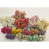 115 Mixed 3 Sizes Open Paper Flower Wedding bouquet DIY Scrapbook (A1)