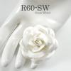 20 Romantica Roses (2 or 2.5cm) Snow White Paper Flowers