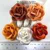   20 Romantica Roses (2 or 2.5cm) Mixed Solid Fall (15/50/130/250/405)