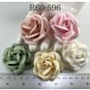  20 Romantica Roses (2 or 2.5cm) Mixed 5 Colors (15/122/153/167)