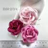  20 Romantica Roses (2or2.5cm) Mixed 3 Solid Pink (2/3/4)