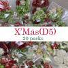  Special Mix 20 packs DIY Paper Flowers SALE - Specials Set X'Mas (D5)