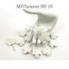 500 White 1-1/4"or 3.25cm Small Maple Leaves -with STEM