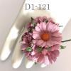 25 Daisy (1-3/4or4.5cm) Solid Dusty Pink   