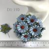  25 Daisy (1-3/4 or 4.5cm) Solid Baby Blue