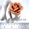 20 Romantica Roses (2 or 5cm) Solid Peach Flowers