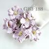 0 Medium Gardenia (1-3/4 or 4cm) Soft Purple