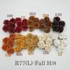 Fall Autumn Artificial Handmade Mulberry Paper Flowers Roses 