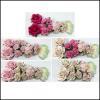 5 Sets Mixed Sizes and Colors flowers (PINK-77J)