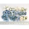 Blue - Set6Mixed (135pcs)     135 Mixed Blue Craft Paper Flowers